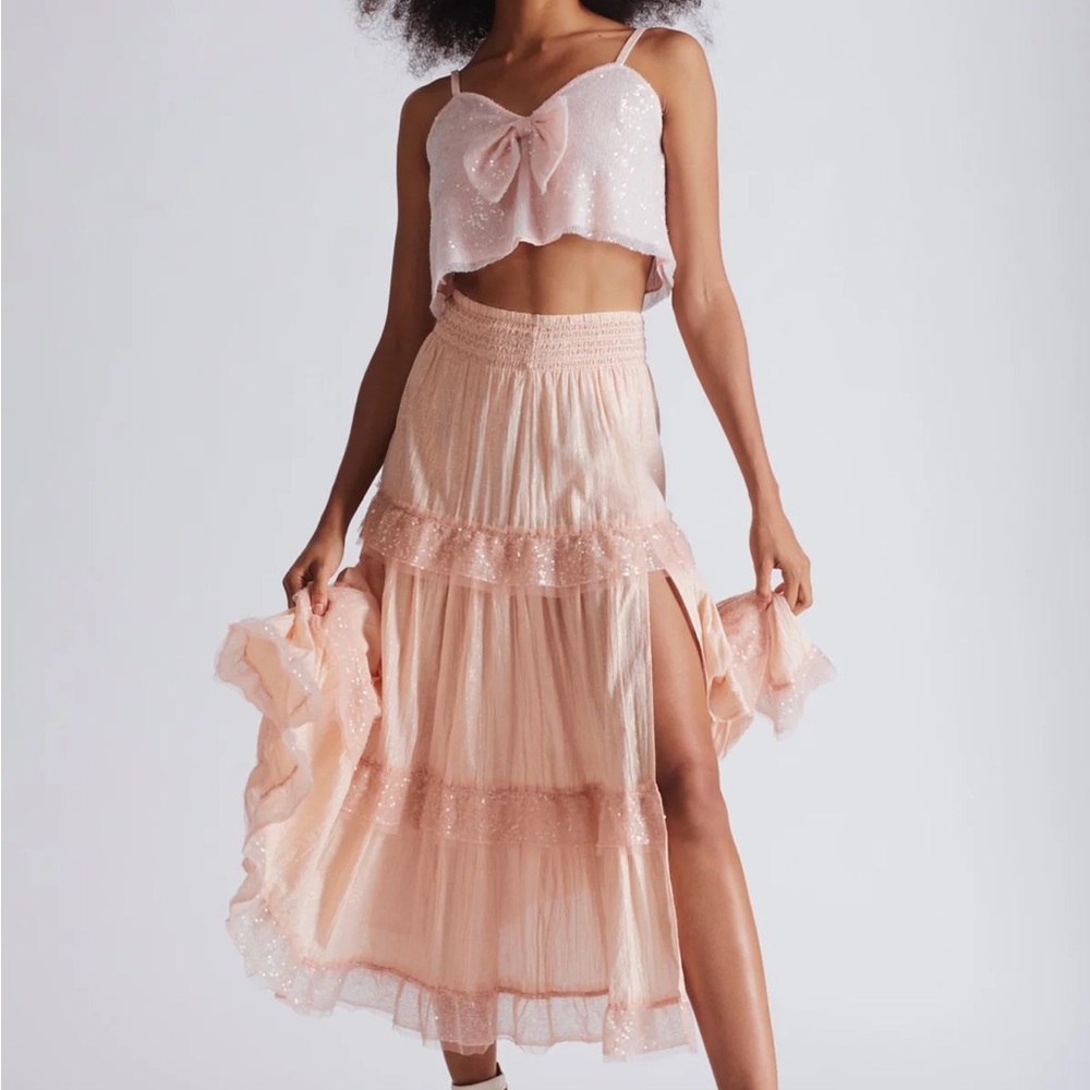 LoveShackFancy skirt and top set